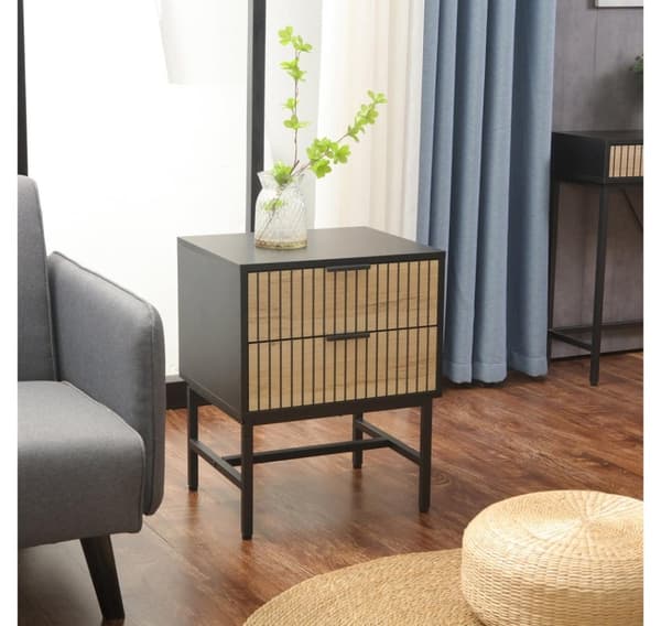 Side table / night stand HELVE 48x40xH60cm, melamine