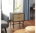 Miniatyrbillede 4 af 5: Side table / night stand HELVE 48x40xH60cm, melamine