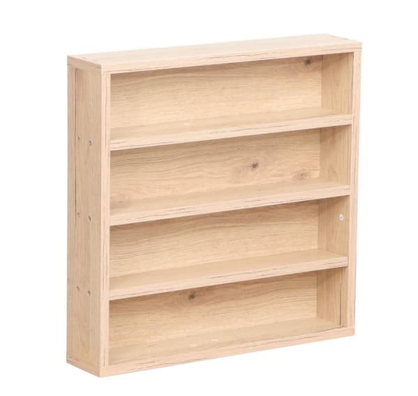 Shelf LESTER 48x10xH47,5cm, light melamine