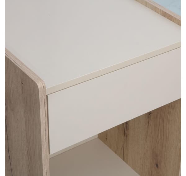 Sidebord/nattbord LESTER 43x40xH64cm, melamin