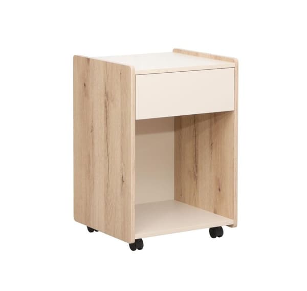 Sidebord/nattbord LESTER 43x40xH64cm, melamin