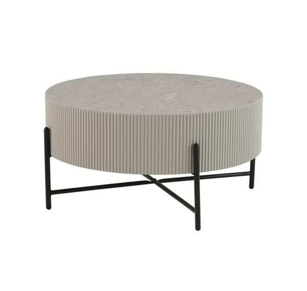 Sohvapöytä ASHER D80xK40cm, harmaa