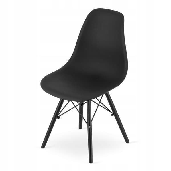 Sæt med rektangulært bord 120x80 hobbybord + 4 OSAKA stole sort