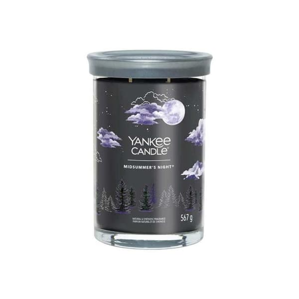 YANKEE CANDLE KAMPANJGLAS STOR SIGNATUR MIDSOMMARNATT