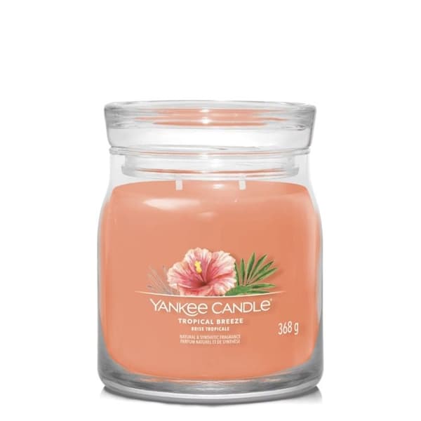 YANKEE CANDLE CANDELA GIARA MEDIA SIGNATURE TROPICAL BREEZE