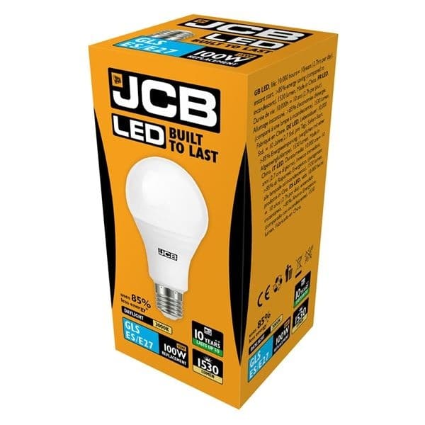 JCB LED A60 1520lm Opal 15w pære E27 2700k White One Size