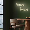 Miniatyrbillede 6 af 7: Neon LED HOME Batteri + USB Forever Light varm vit