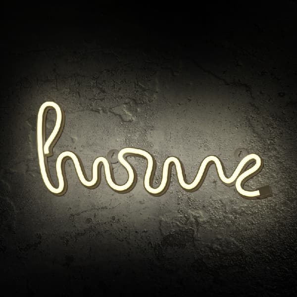 Neon LED HOME Batteri + USB Forever Light varm vit
