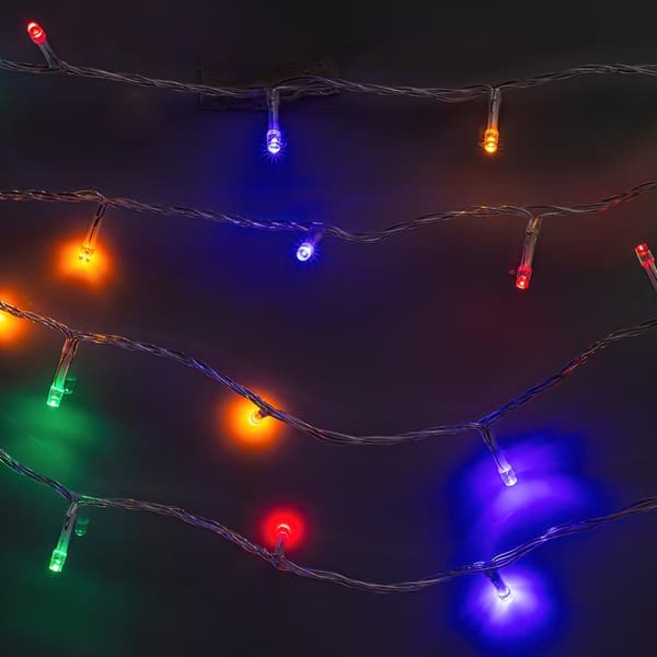 8m String light multicolor 100 LED Forever Julljus