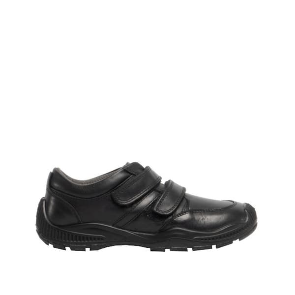 Roamers Boys Twin Touch Fastening Leather Shoe With Toe Guard