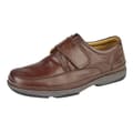 Miniatyrbilde 2 av 3: Roamers Mens Leather Wide Fit Touch Fastening Casual Shoes