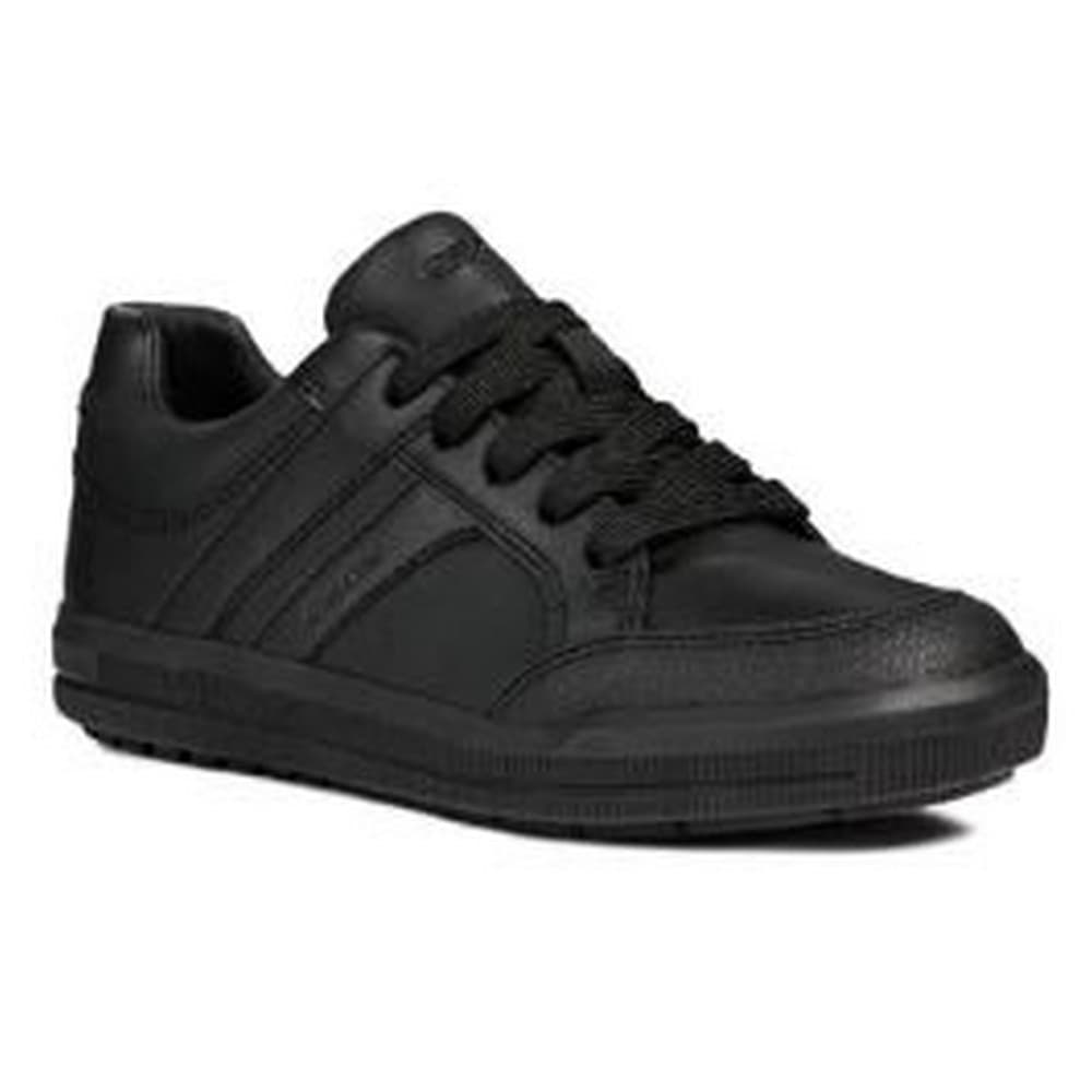 Geox Pojkar Junior J Arzach B. D Lace Up Leather Trainer