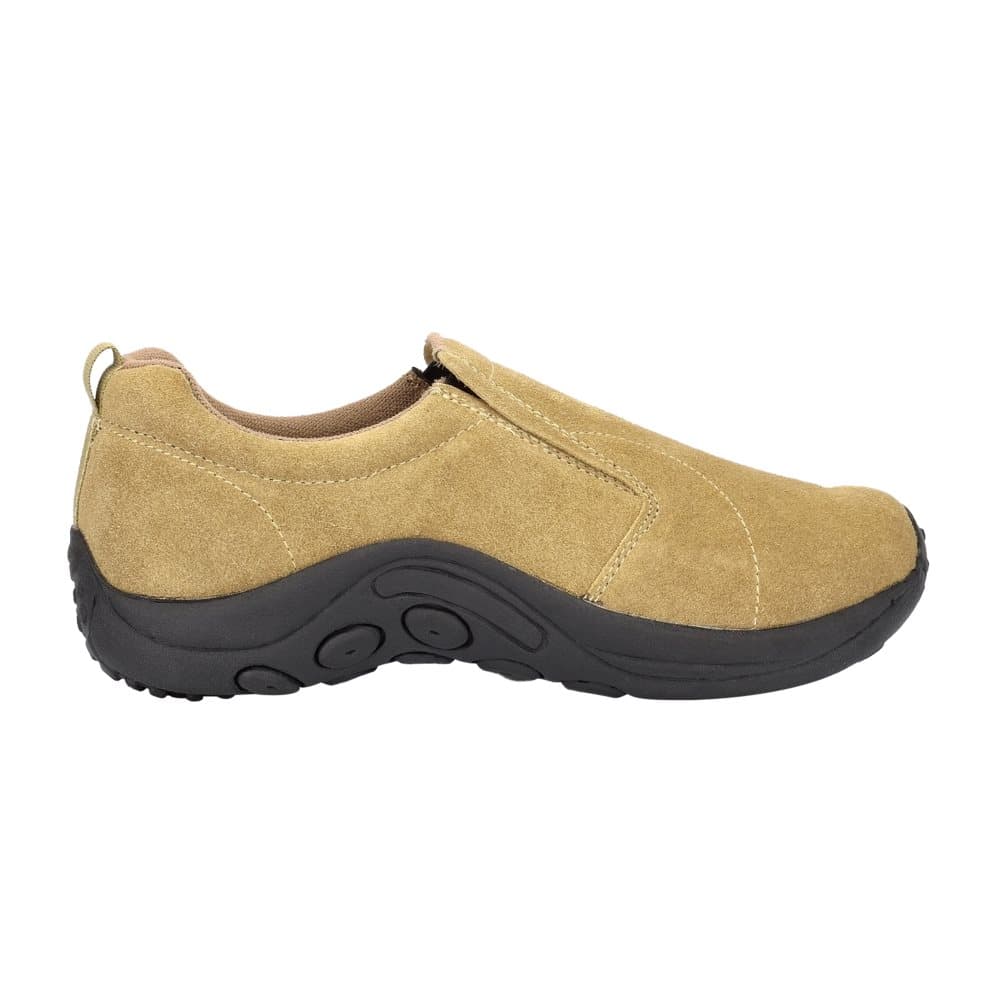 PDQ Vuxna Unisex Real Suede Ryno Slip-On Casual Trainers