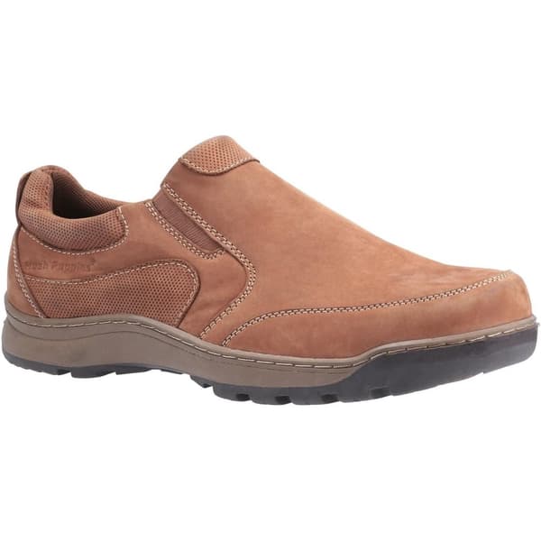 Hush Puppies Herr Jasper Nubuck Läder Slip On Sko