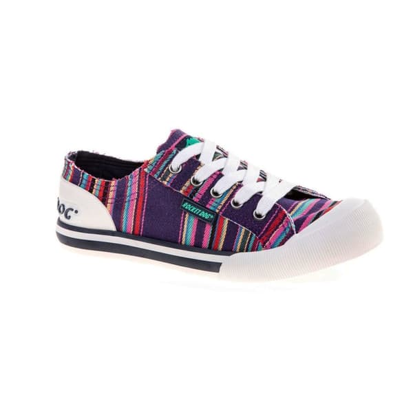 Rocket Dog Womens/Ladies Jazzin Canvas Aloe Lace Up Trainer Multicoloured 8 UK