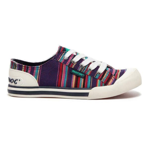 Rocket Dog Dame/Damer Jazzin Canvas Aloe Lace Up Trainer