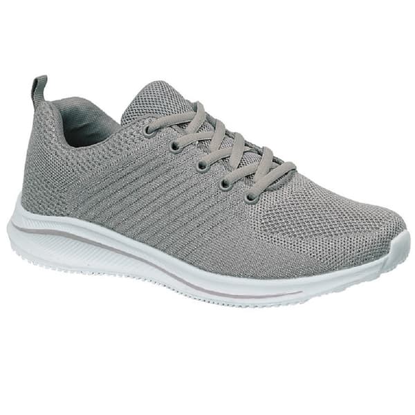 Cipriata Kvinnor/Damer Leona Lightweight Memory Foam Trainer Grey 5 UK