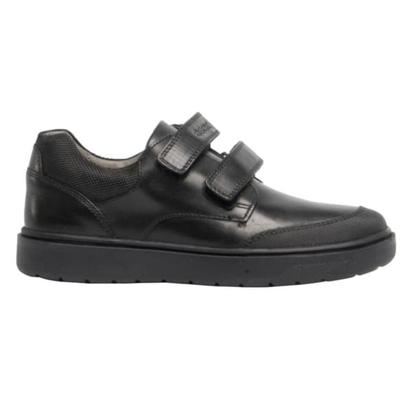 Geox Boys Leather Riddock Touch Fastening Shoe