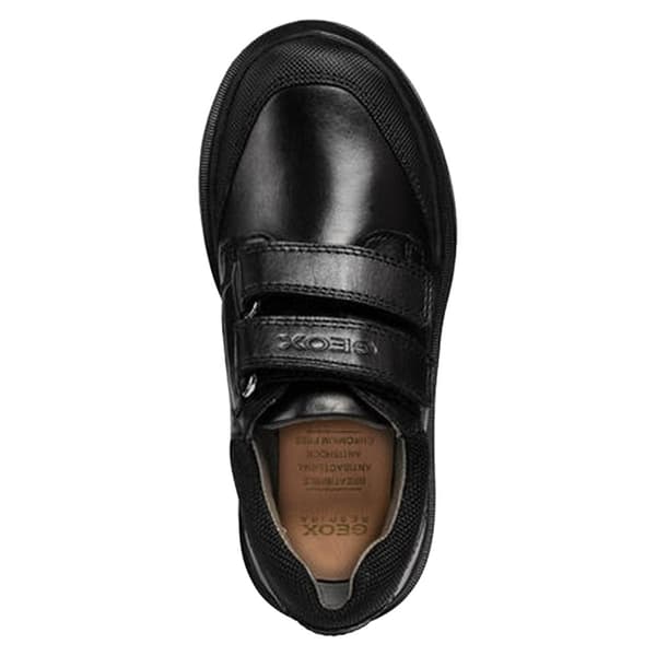 Geox Boys Leather Riddock Touch Fastening Shoe