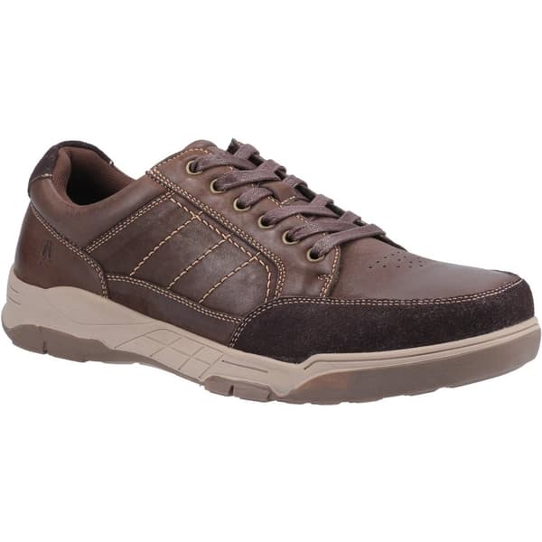 Hush Puppies Mens Finley Leather Shoes