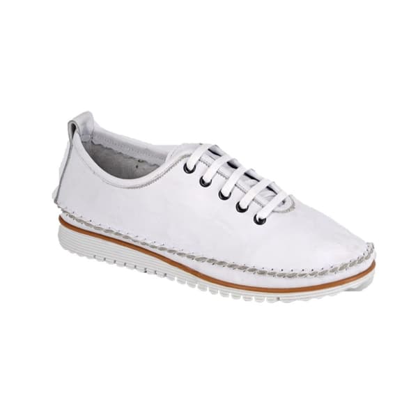 Mod Comfys Womens/Ladies Flexi Softie Leather Trainers