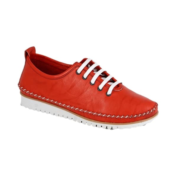 Mod Comfys Womens/Ladies Flexi Softie Leather Trainers