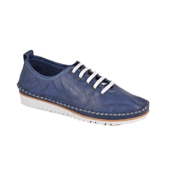 Mod Comfys Womens/Ladies Flexi Softie Leather Trainers