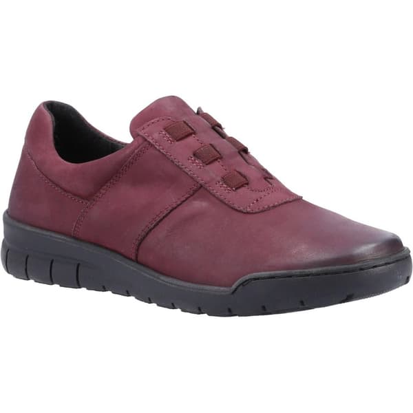 Fleet & Foster Womens/Ladies Cristianos Leather Trainers Bordo 4 UK