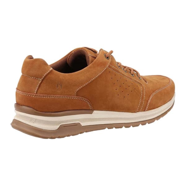 Hush Puppies Mens Joseph Lace Leather Trainers