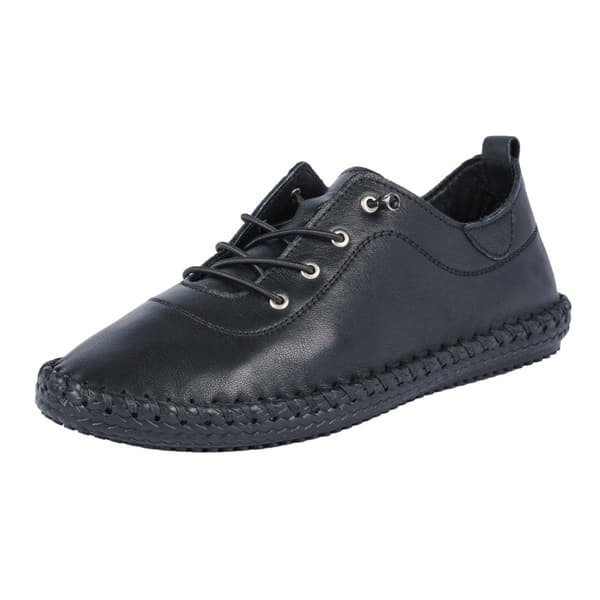 Lunar Womens/Ladies St Ives Leather Plimsolls