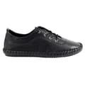 Pikkukuva 4 / 5: Lunar Womens/Ladies St Ives Leather Plimsolls