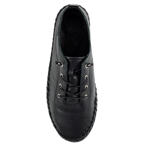 Lunar Womens/Ladies St Ives Leather Plimsolls