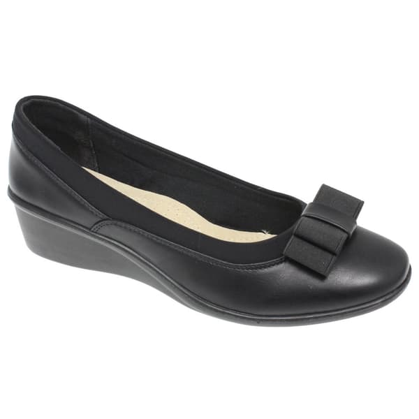 Lunar Kvinnor/Damer Deacon läderpumpar Black 4 UK
