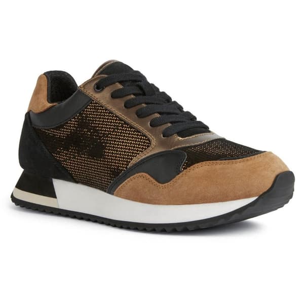 Geox Dame/Damer Doralea læder træningssko til kvinder/damer Bronze/Caramel Toffee 5 UK