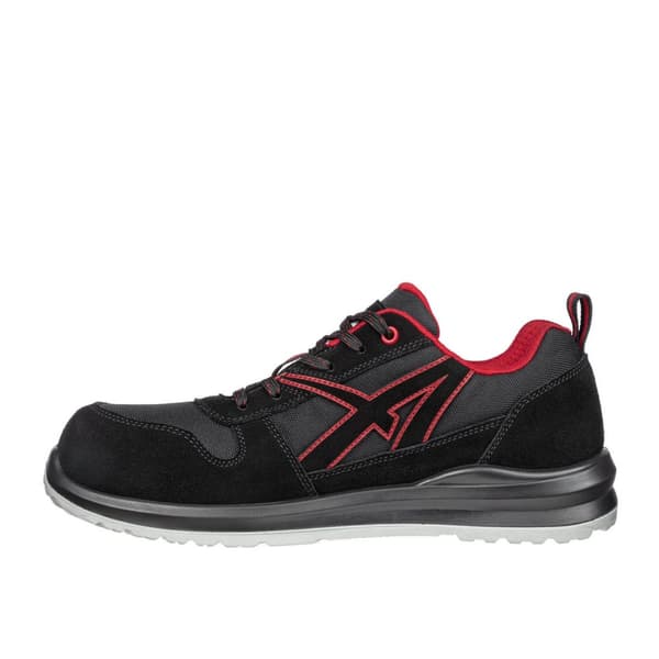 Albatros Mens Clifton Suede låg säkerhet utbildare Red/Black 12 UK