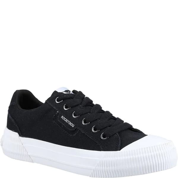 Rocket Dog Womens/Ladies Cheery 12A Canvas Trainers Black 6 UK