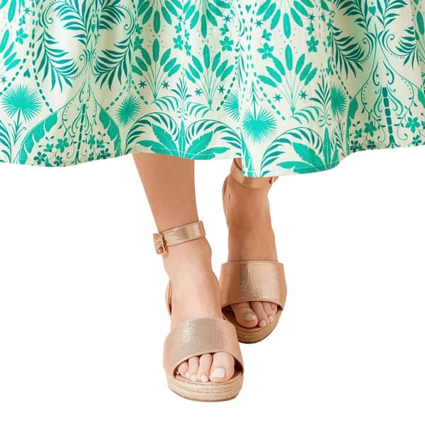 Dorothy Perkins Dam / Dam Rebekah Peep Toe Wide Wedge Sandaler