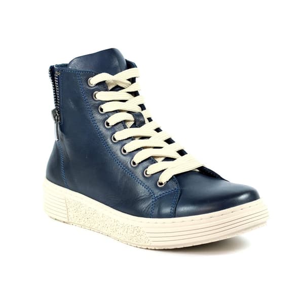 Lunar Womens/Ladies Danube Leather Boots Blue 5 UK
