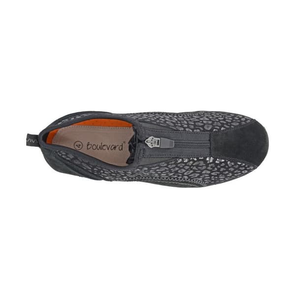 Boulevard Womens/Ladies Printed Suede Trainers