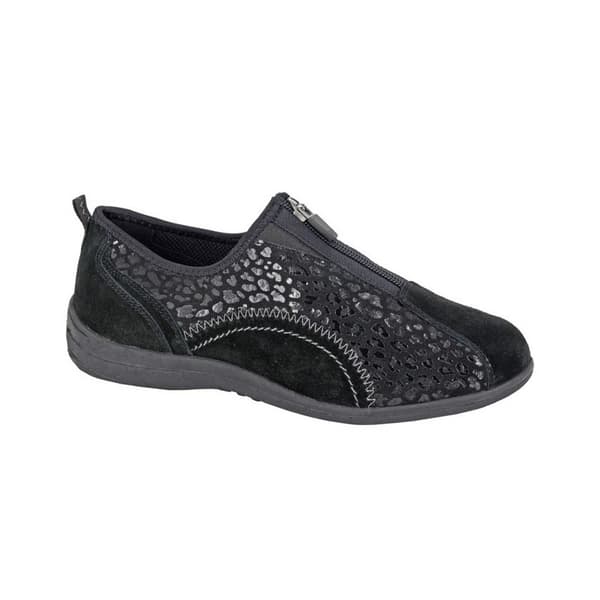 Boulevard Womens/Ladies Printed Suede Trainers