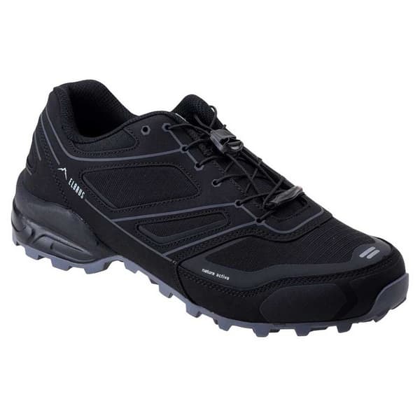 Elbrus Denov-träningsskor för barn/unga Black/Dark Grey 3 UK