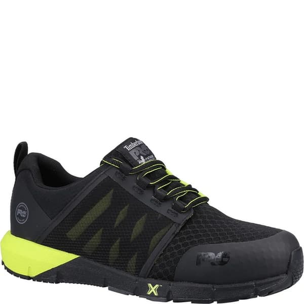 Timberland Radius arbetsskor för herrar Black/Hi Vis Yellow 6 UK