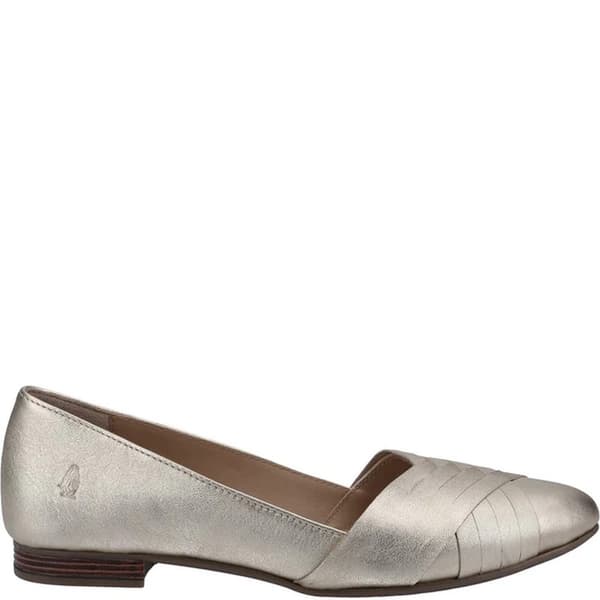Hush Puppies Womens/Ladies MARLEY Metallic Leather Ballet Shoes