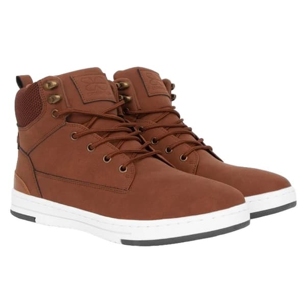 Crosshatch Mens Staiger Leather Trainers
