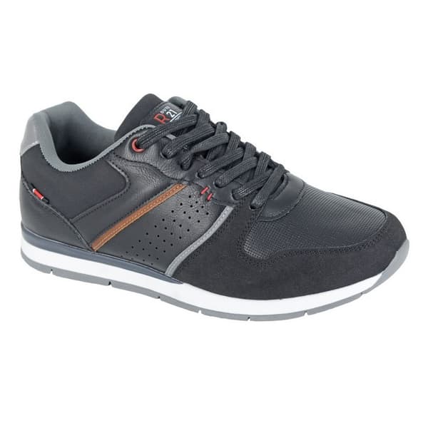 R21 Mens Contrast Detail Lace Up Trainers