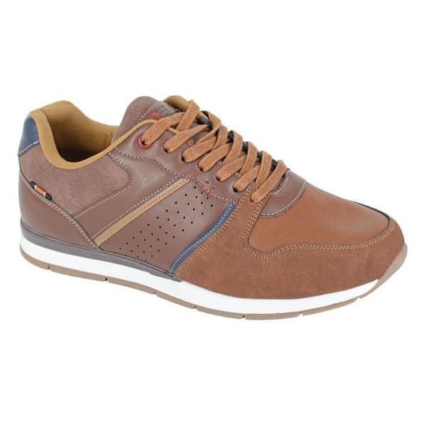 R21 Mens Contrast Detail Lace Up Trainers
