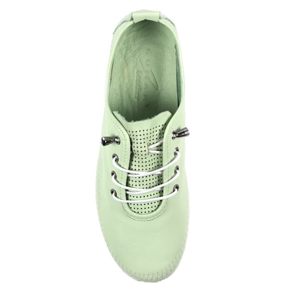Lunar Womens/Ladies Abbie Leather Plimsolls