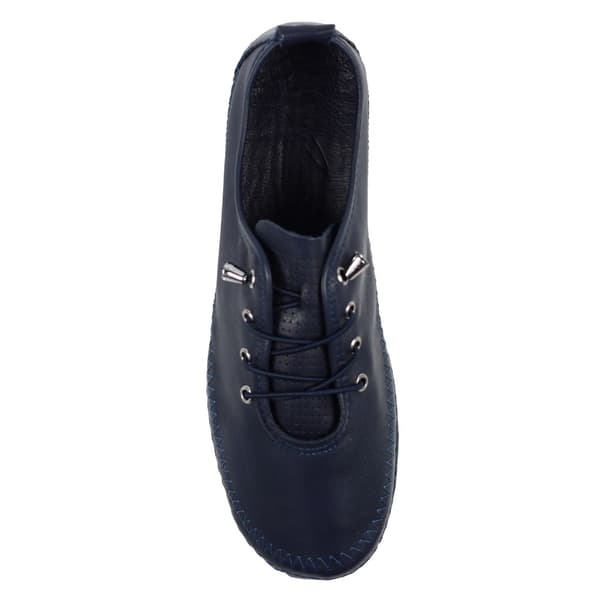 Lunar Womens/Ladies Abbie Leather Plimsolls