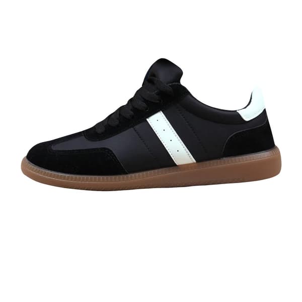 Where's That From Dam/Ladies Pace Contrast Panel Gum Sole Lace Up Träningsskor