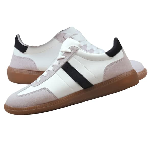 Where's That From Dam/Ladies Pace Contrast Panel Gum Sole Lace Up Träningsskor
